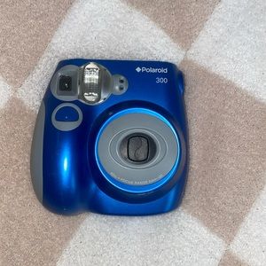 Royal blue Polaroid camera!!